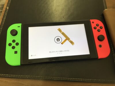 北九州市小倉南区より任天堂SwitchのSR/SLボタンケーブル交換