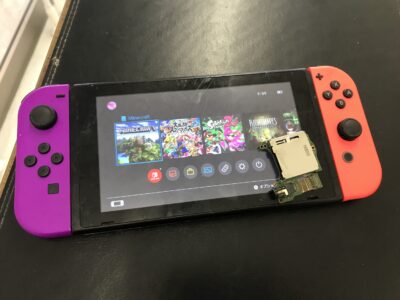 北九州市より任天堂Switchのゲームカードスロット交換