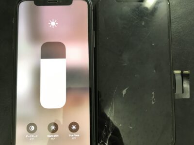 北九州市よりiPhone11のガラス割れ修理（HQパネル）