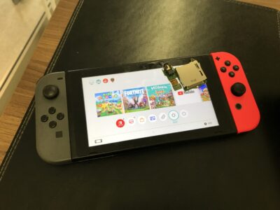 北九州市より任天堂Switchのイヤホン不具合（ゲームカードスロット交換）