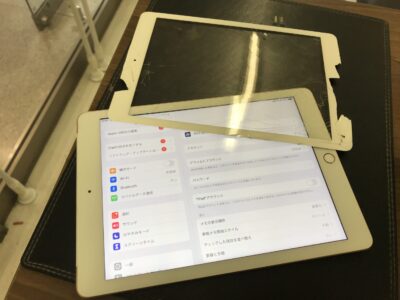 北九州市よりiPad6のガラス割れ修理