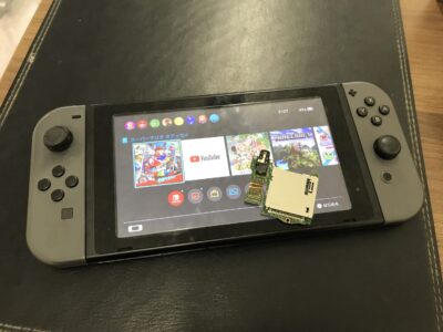 北九州市より任天堂Switchのゲームカードスロット交換