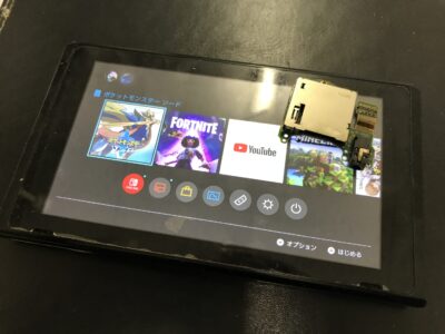 北九州市より任天堂Switchのゲームカードスロット交換