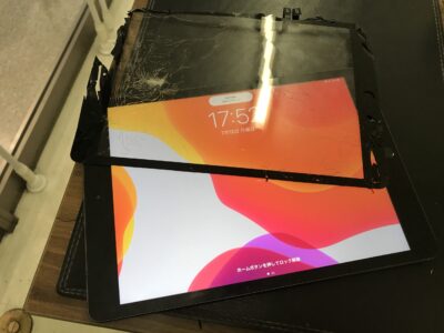 北九州市よりiPad7のガラス割れ修理