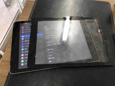 北九州市よりiPad6のガラス割れ修理