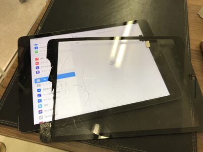 北九州市よりiPad7のガラス割れ修理