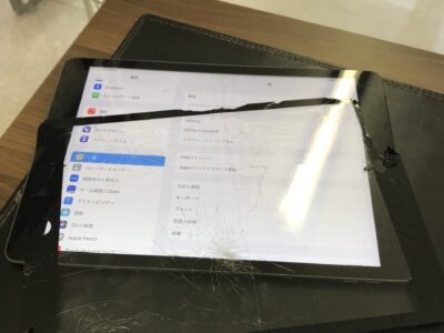 北九州市よりiPad7のガラス割れ修理