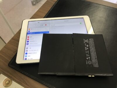 北九州市よりiPadAirのバッテリー交換