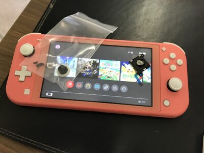 北九州市より任天堂SwitchLiteのアナログスティック交換