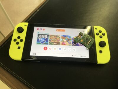 北九州市より任天堂Switchのゲームカードスロット交換