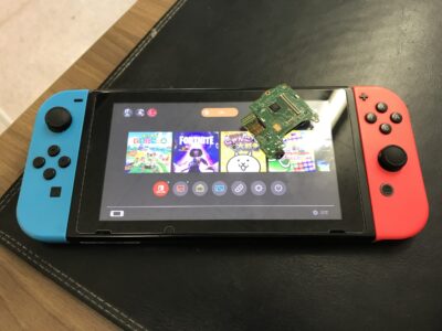 北九州市より任天堂Switchのゲームカードスロット交換