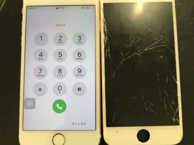 北九州市よりiPhone6Sの液晶不具合