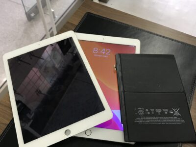 北九州市よりiPadAir2の液晶不具合+バッテリー交換