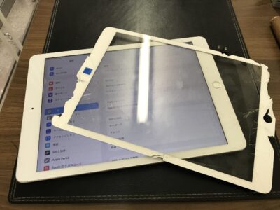 北九州市よりiPad7のガラス割れ修理