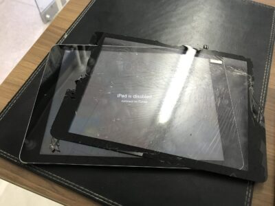 北九州市よりiPad5のガラス割れ修理