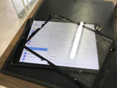 北九州市よりiPad7のガラス割れ修理