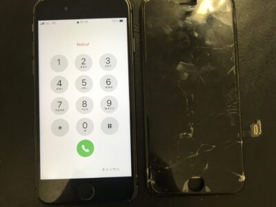 北九州市よりiPhone7のガラス割れ修理