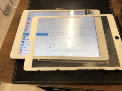 北九州市よりiPad7のガラス割れ修理