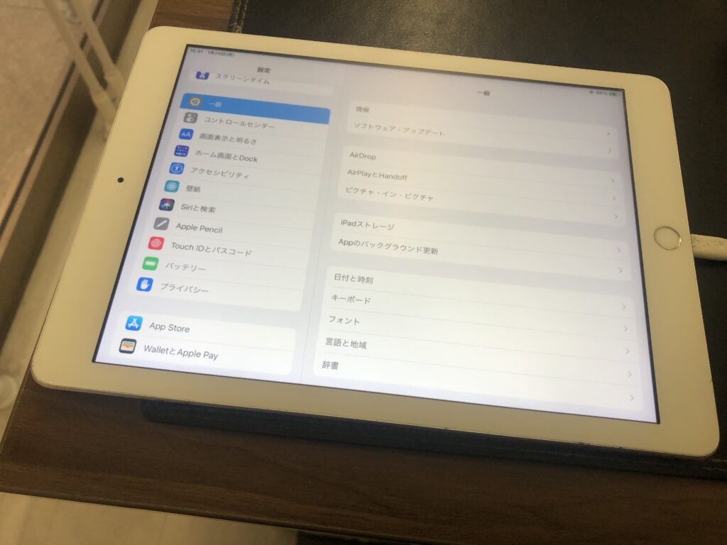 iPad6　ライトニングコネクタ交換　小倉