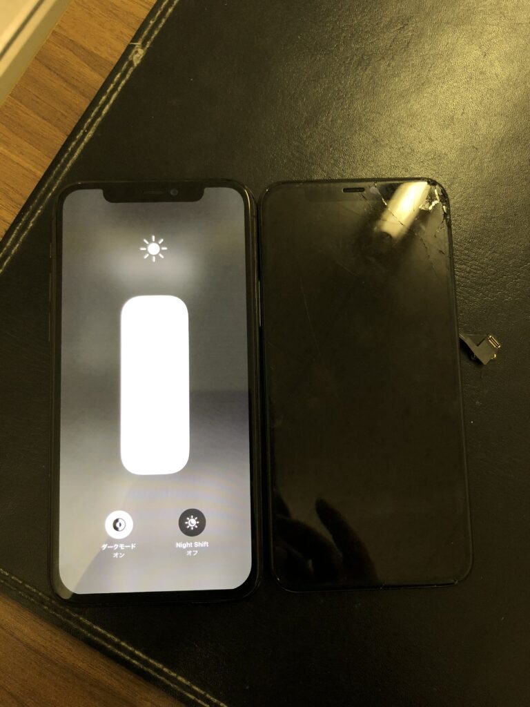 iPhone11Pro　液晶不具合　小倉