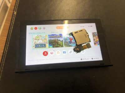 北九州市より任天堂Switchのゲームカードスロット交換