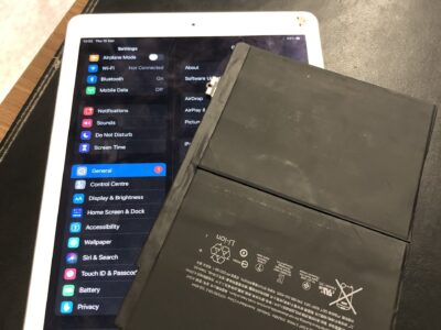 北九州市よりiPadAir2のバッテリー交換