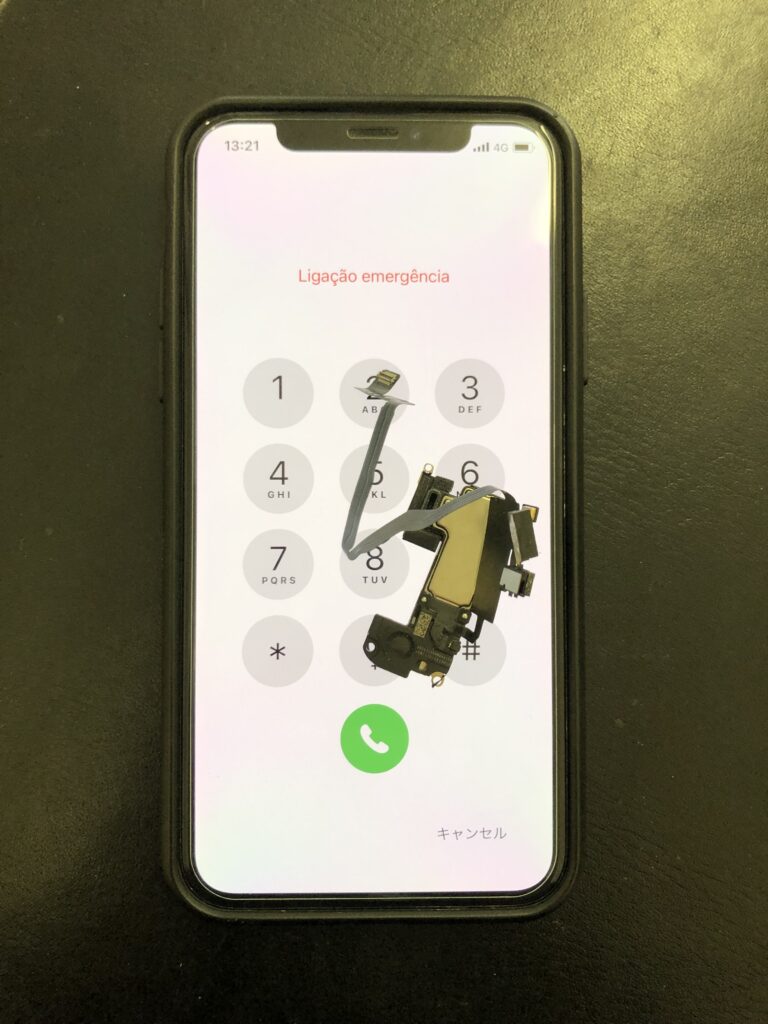 iPhoneXS　イヤースピーカー交換　小倉