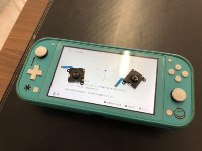 北九州市より任天堂SwitchLiteのアナログスティック交換