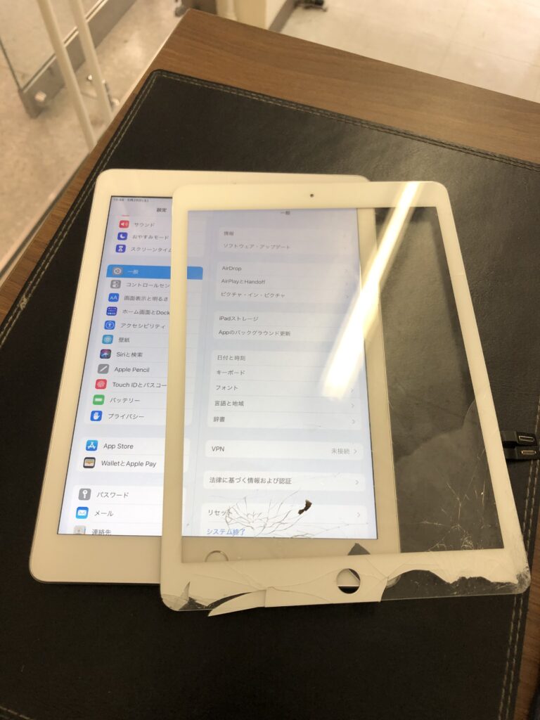 北九州市　iPad6　ガラス割れ修理　小倉