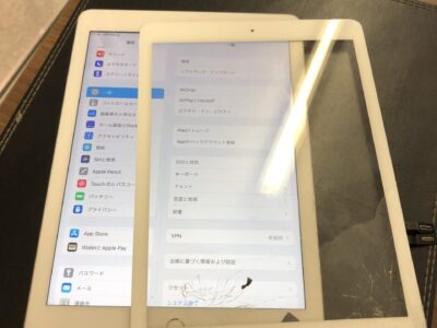 北九州市よりiPad6のガラス割れ修理