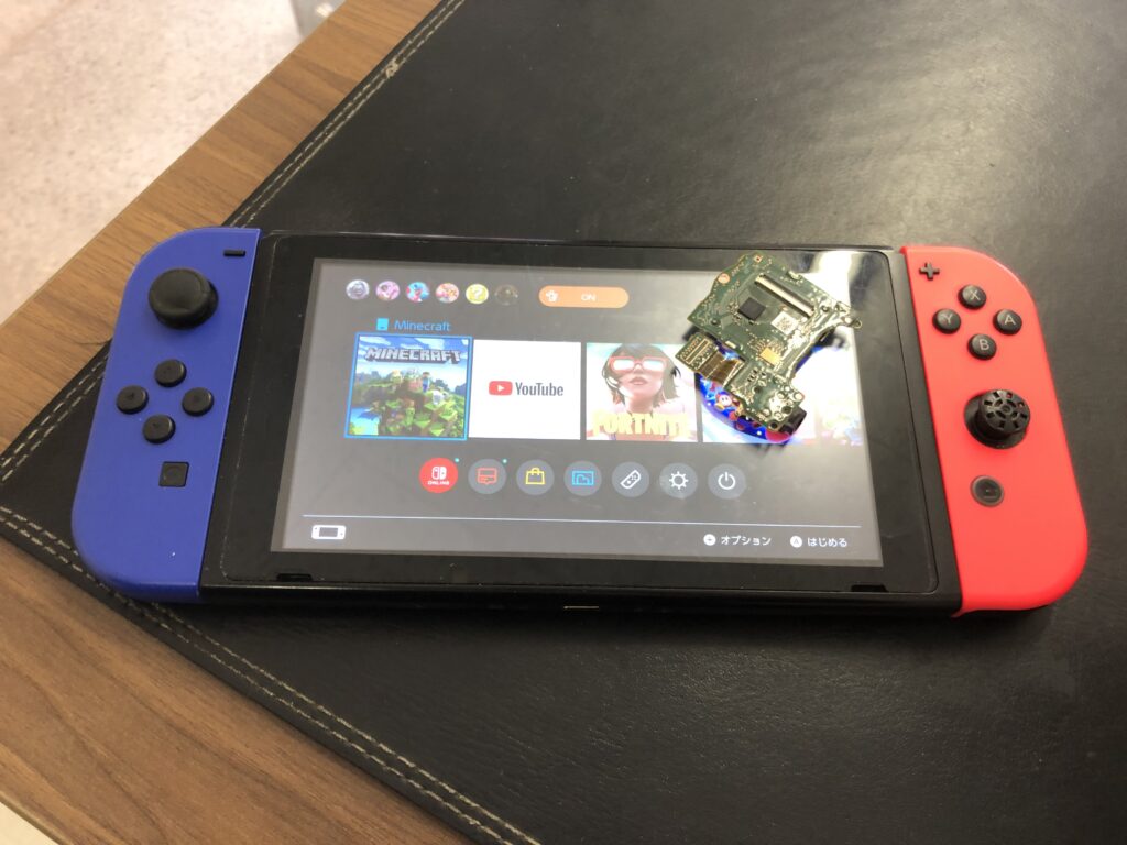 北九州市　任天堂Switch　ゲームカードスロット交換　小倉