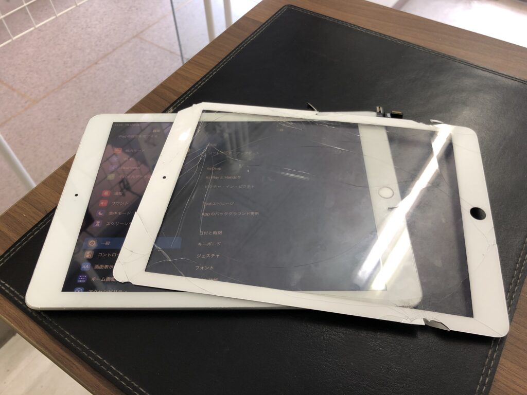 北九州市　小倉　iPad5　ガラス割れ修理