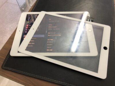 北九州市よりiPad5のガラス割れ修理