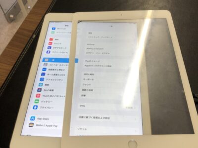 北九州市よりiPad5のガラス割れ修理