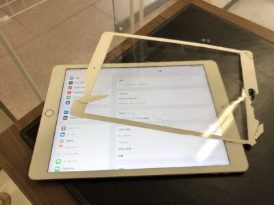 北九州市よりiPad7のガラス割れ修理