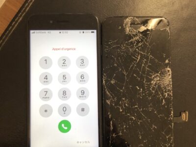 【iPhoneSE2 液晶不具合＋ガラス割れ修理】北九州市・小倉で即日対応！データそのまま安心修理はジーニー小倉店