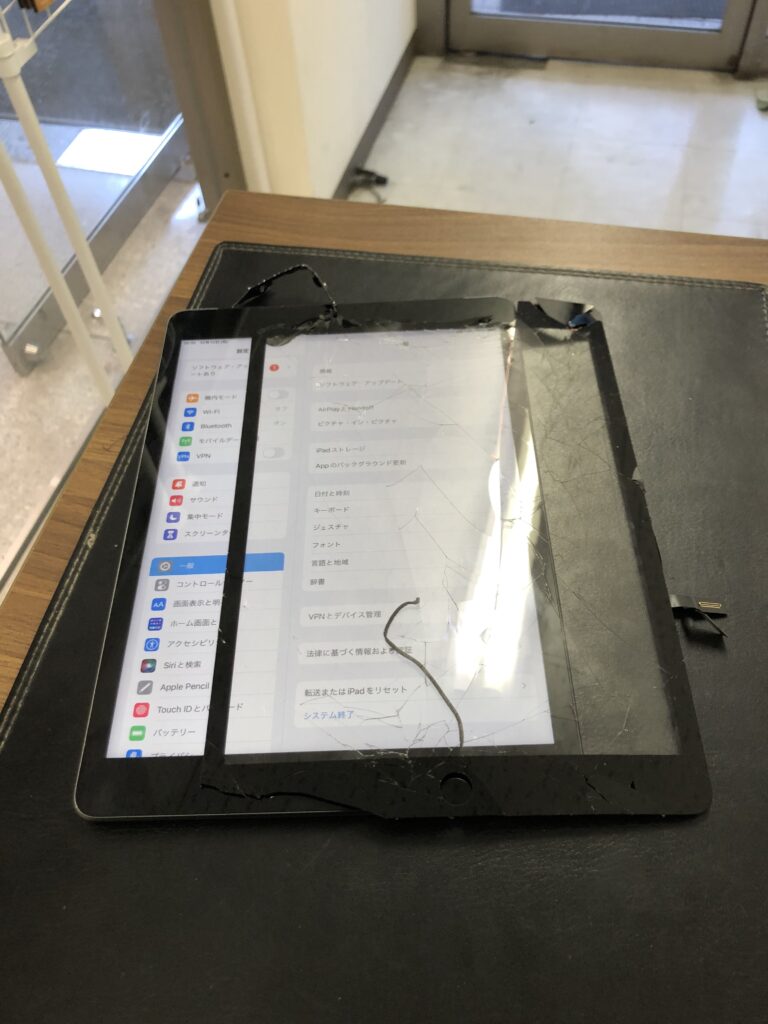 北九州市　小倉　iPad6　ガラス割れ修理
