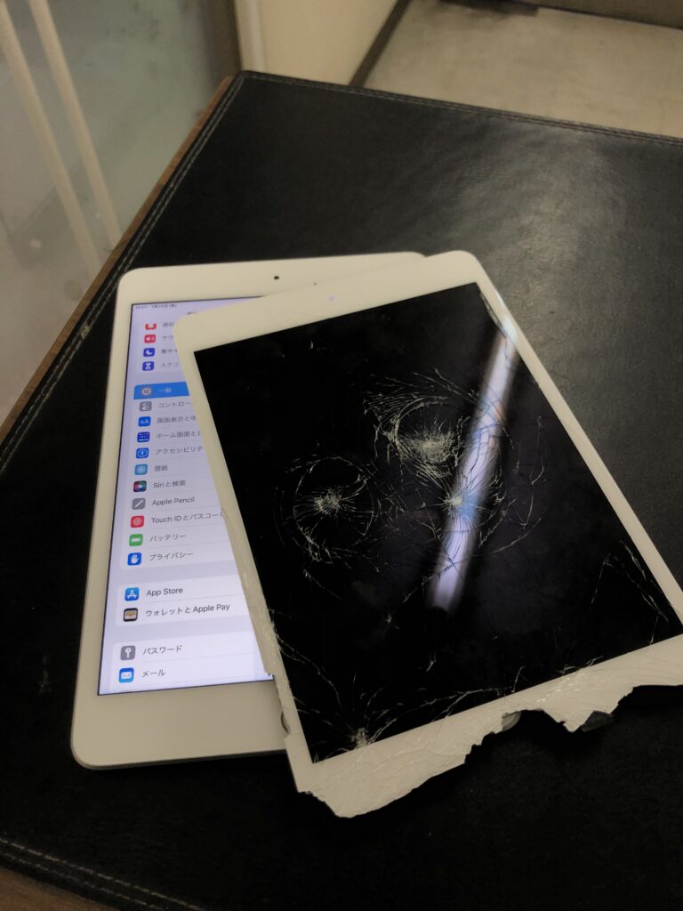北九州市　小倉　iPadmini5　ガラス割れ修理