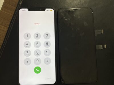 北九州市よりiPhoneXSMaxのガラス割れ修理