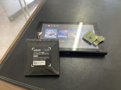 【Nintendo Switch バッテリー交換＋ゲームカードスロット交換】小倉駅近くで即日対応！ジーニー小倉店ならデータそのままで修理OK