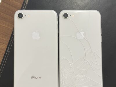 北九州市よりiPhone8のバックパネル交換
