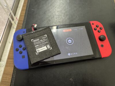 北九州より任天堂Switchのバッテリー交換
