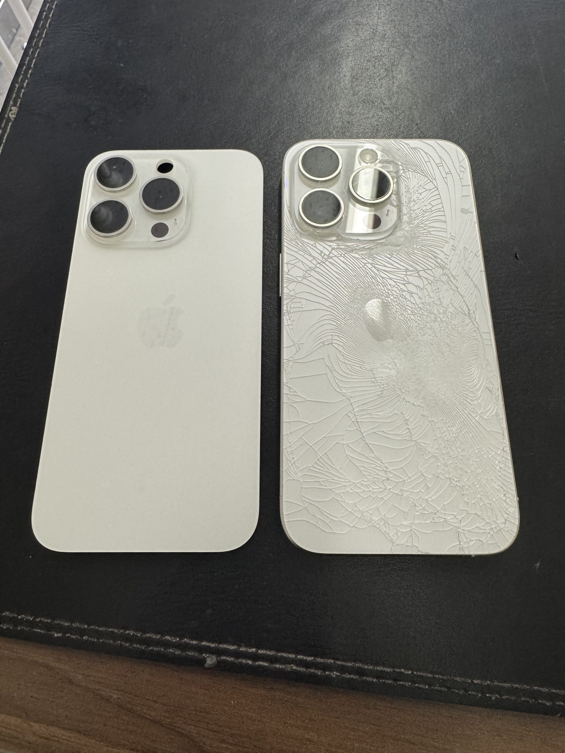 修理実績】iPhone15 Pro 背面ガラス割れ修理｜ジーニー小倉店（北九州
