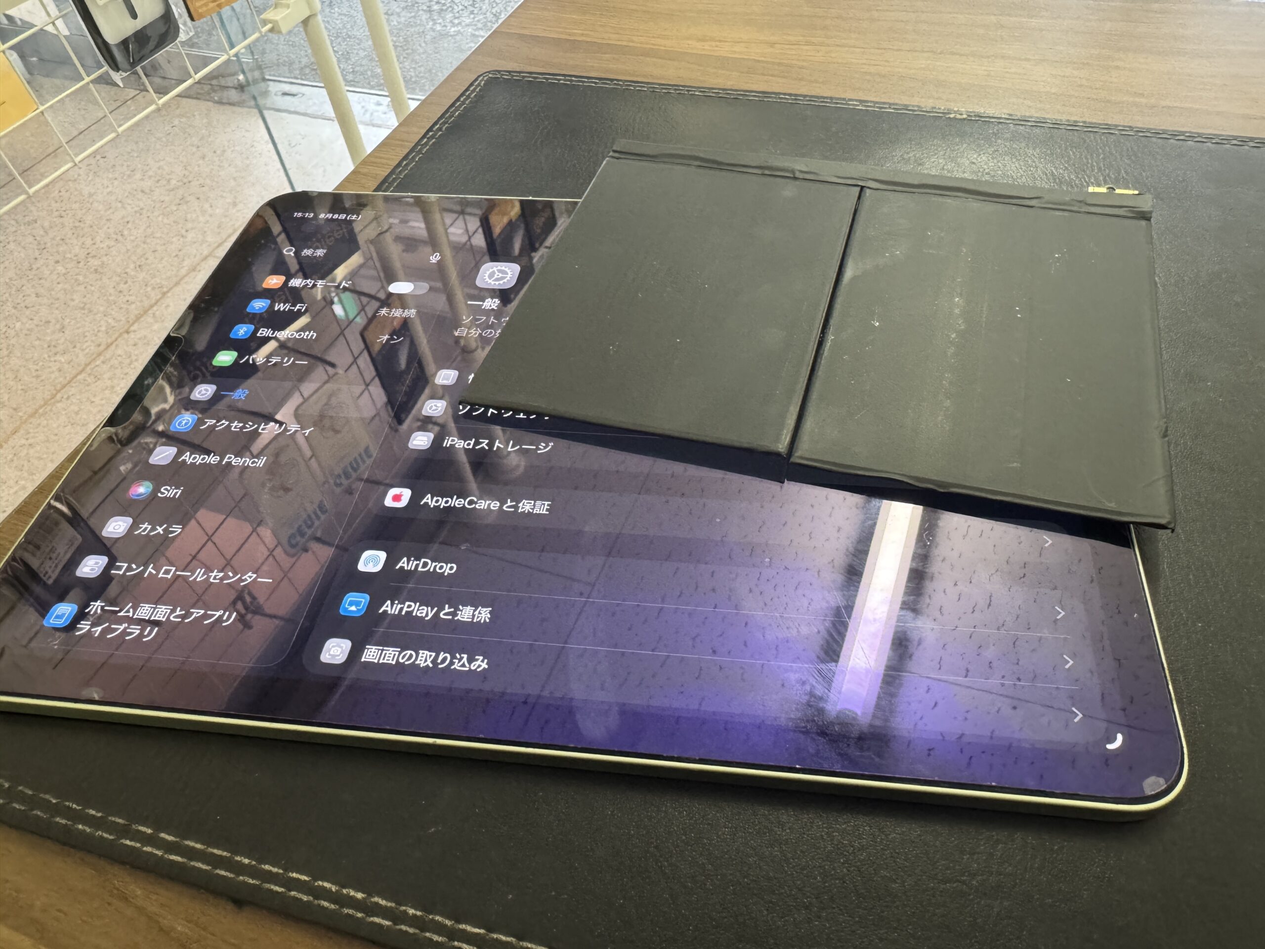 iPad Air 4のバッテリー交換修理を行った端末 北九州小倉 ジーニー小倉店